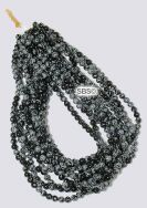 Snowflake Obsidian  Beads - 6mm (round) 10 strands AA Grade