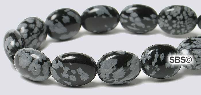 flat gemstone beads