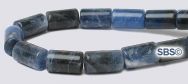 Sodalite Gemstone Beads - 5mm x 8mm Tube