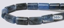 Sodalite Gemstone Beads - 5mm x 8mm Tube