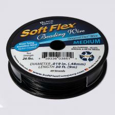 Softflex Beading Wire .019 (30 feet) BLACK