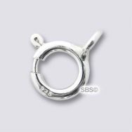 Sterling Silver 6mm Spring Ring Clasp