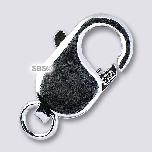 Wholesale SUNNYCLUE 16Pcs 2 Colors 304 Stainless Steel Lobster Claw Clasps  