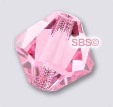 Swarovski 5301 4mm Bicone Beads - Lt. Rose (36)