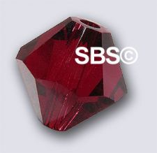 Swarovski 5328 6mm Bicone Beads - Garnet (18)