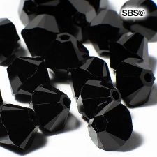 Chalk White AB 5301/5328 Swarovski Crystal Bicone Beads - JBC Beads