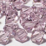 Swarovski 5328 6mm Bicone Beads - Lt. Amethyst (18)