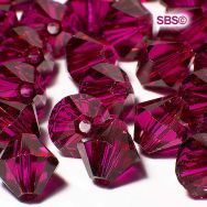 Swarovski 5328 6mm Bicone Beads - Ruby (18)