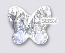 5 Pcs Pearls Butterflies 5754 SWAROVSKI Fushia 6 x 6 mm