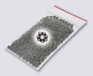 TierraCast 4mm Beaded Heishi White Brass Antique (500pcs)