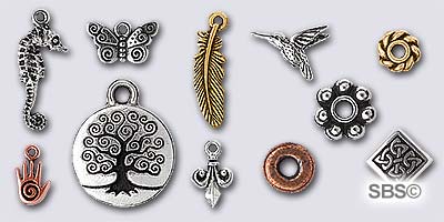 TierraCast Beads, Charms & Pendants