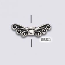 TierraCast Fairy Wings "Silver Antique"