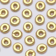 TierraCast 4mm Kenyan Heishi "Gold Antique" (10)