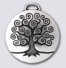 TierraCast LargeTree of Life "Silver Antique"