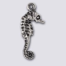 TierraCast Seahorse Charm "Silver Antique"