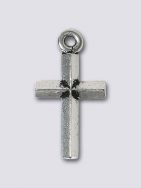 TierraCast 11x20mm Cross "Silver Antique"