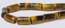 Tiger Eye Gemstone Beads - 5mm x 8mm Tube